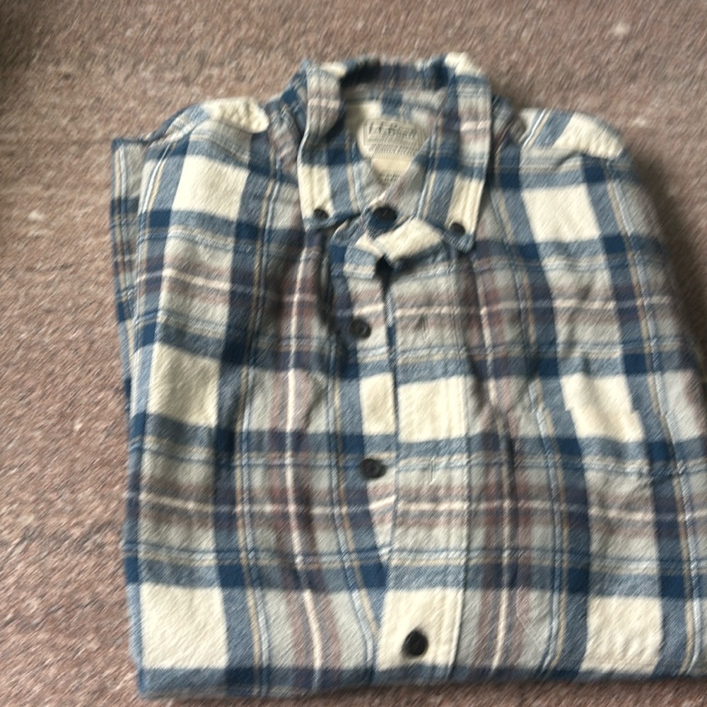 LLbean flannel shirt